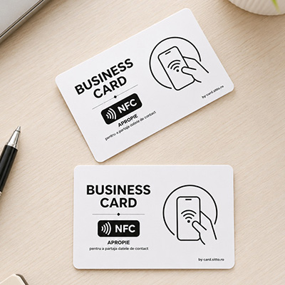 Card NFC alb, standard